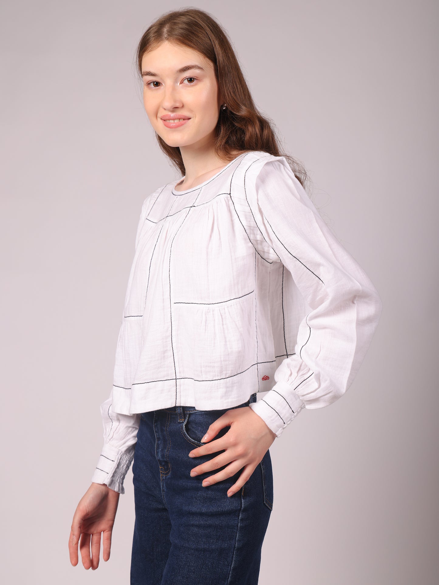 Swing Crop Top Summer White