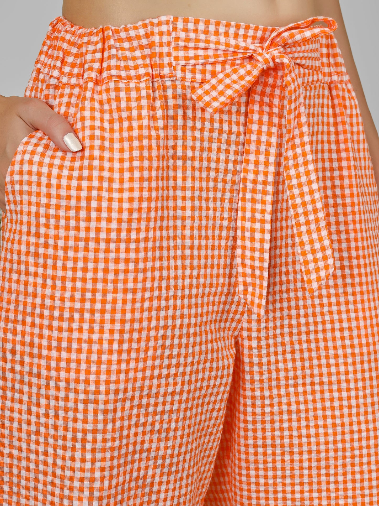 Citrus Grid Easy Pants
