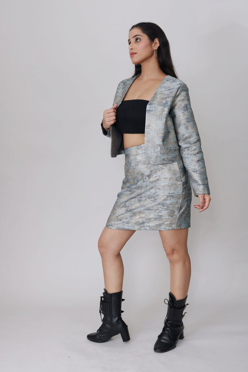 Silver Mist Co-ord Set