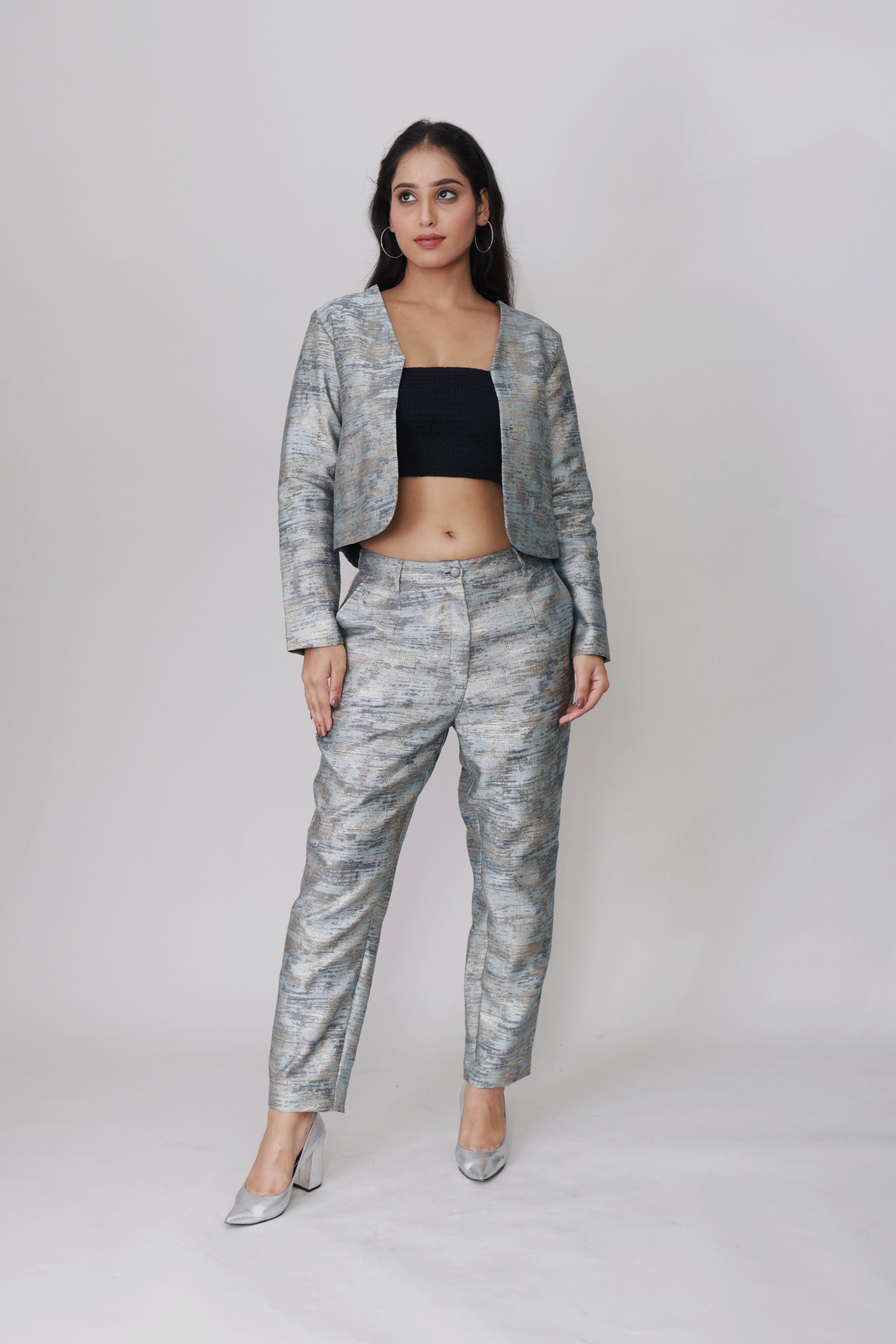 Silver Mist Co-ord Set