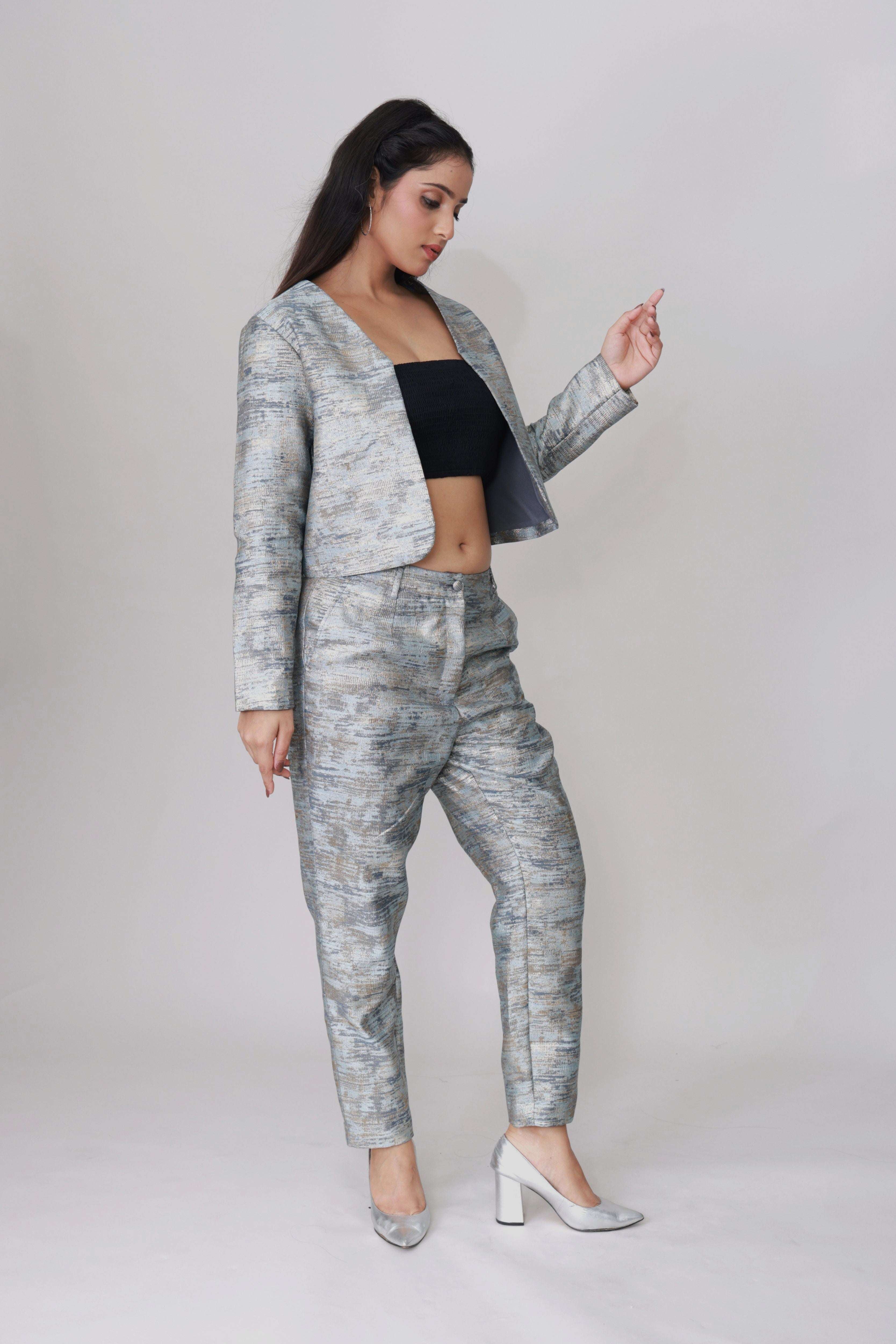 Silver Mist Co-ord Set
