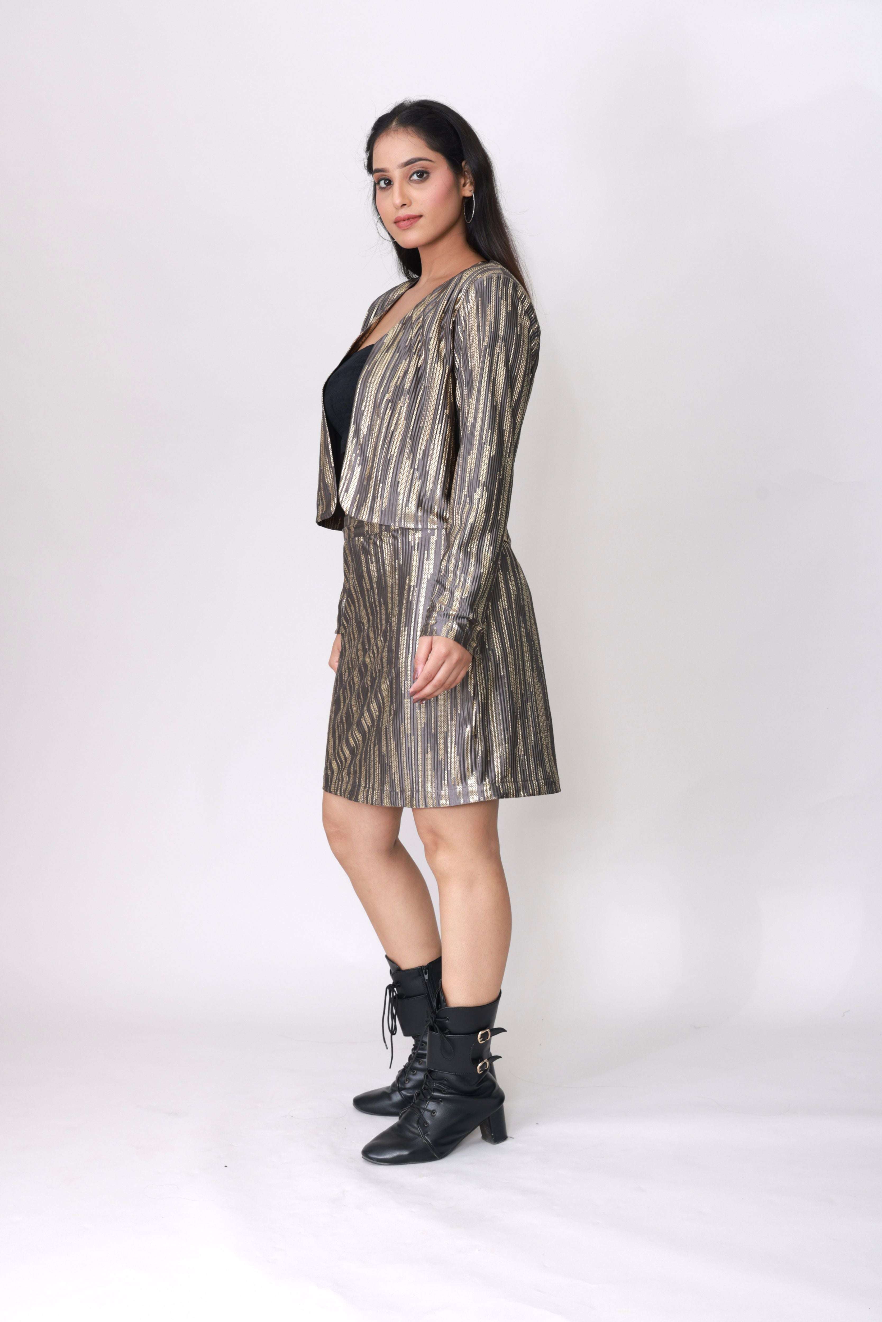 Golden Streak Co-ord Set