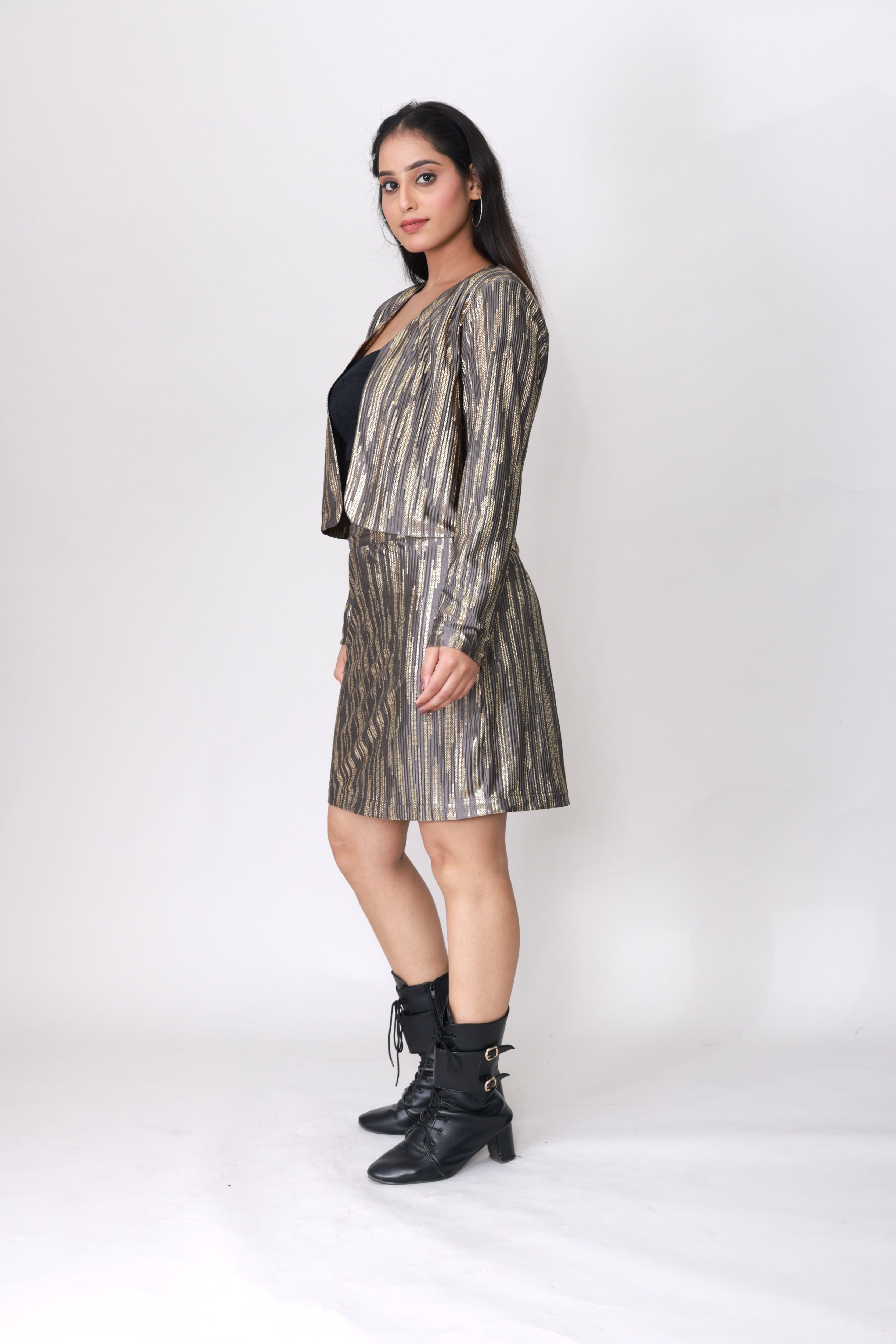 Golden Streak Co-ord Set