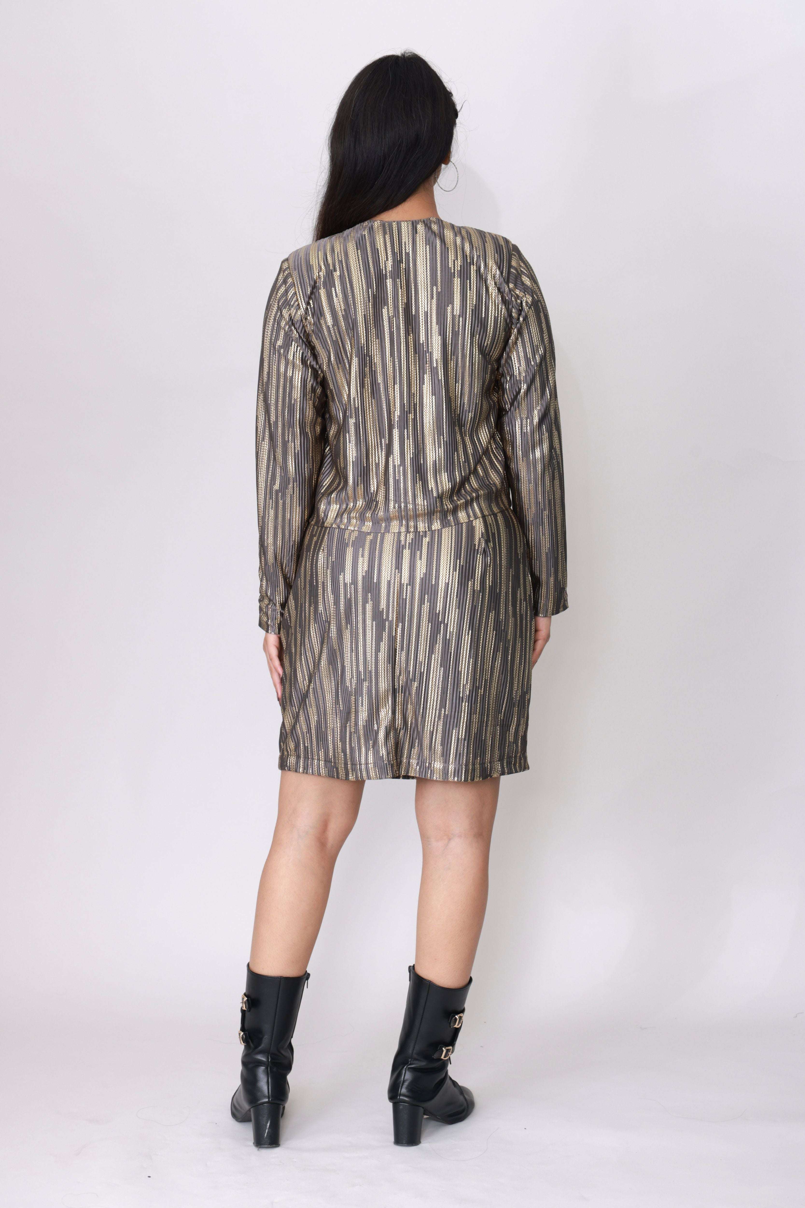 Golden Streak Co-ord Set