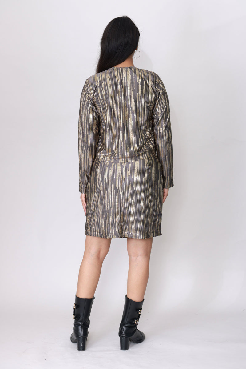 Golden Streak Co-ord Set