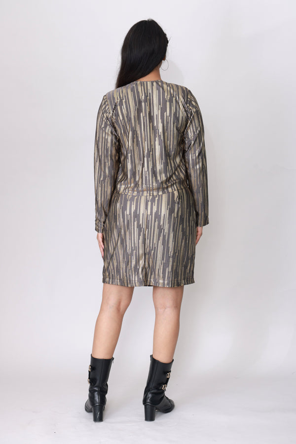 Golden Streak Co-ord Set