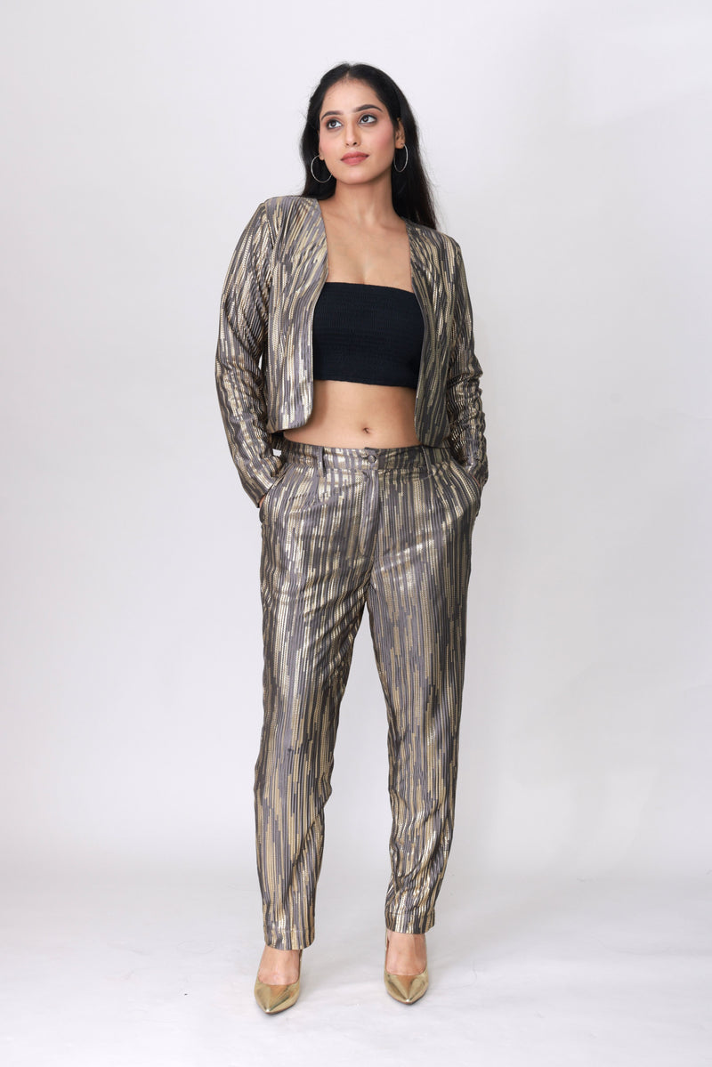 Silver Streak Co-ord Set