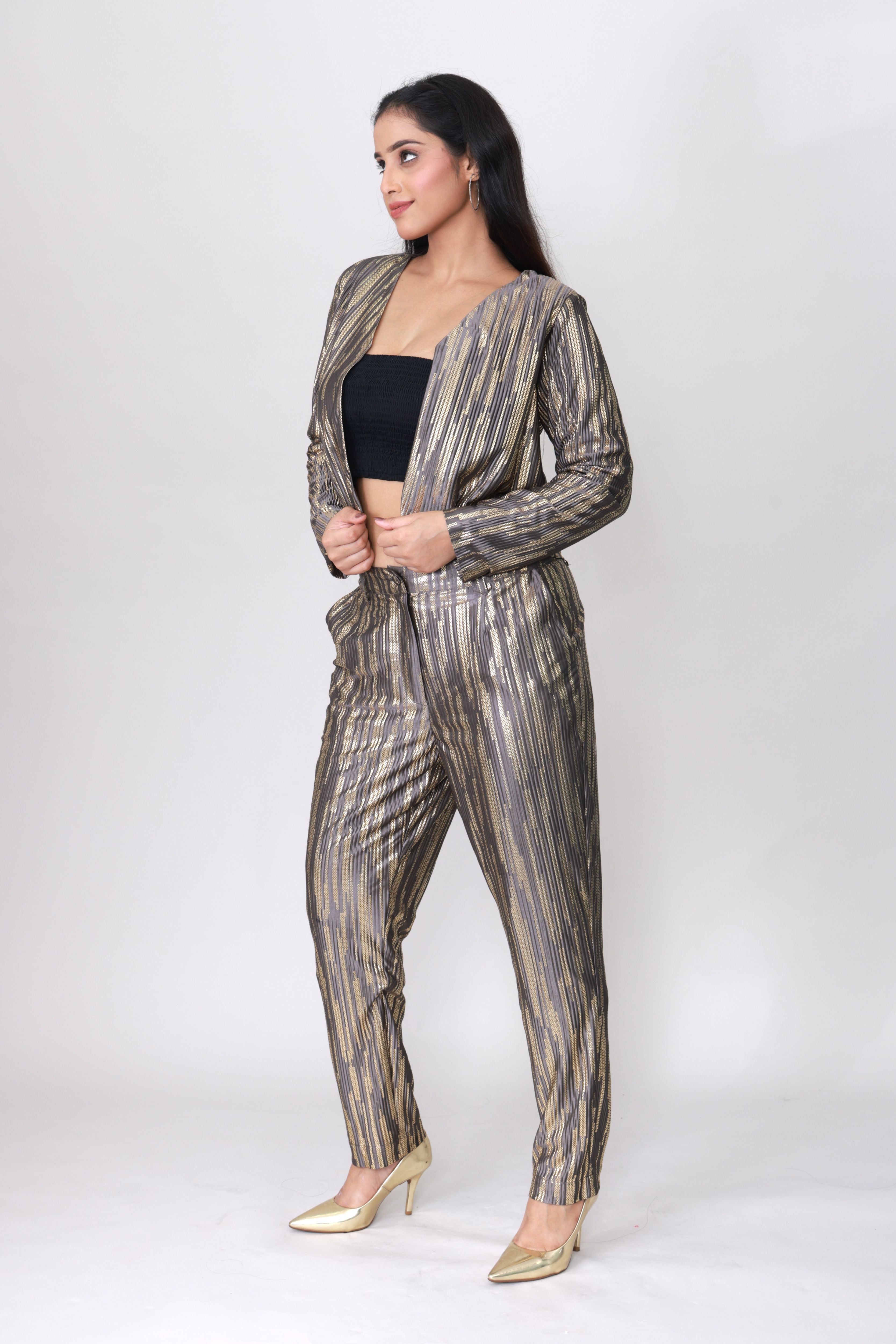 Silver Streak Co-ord Set