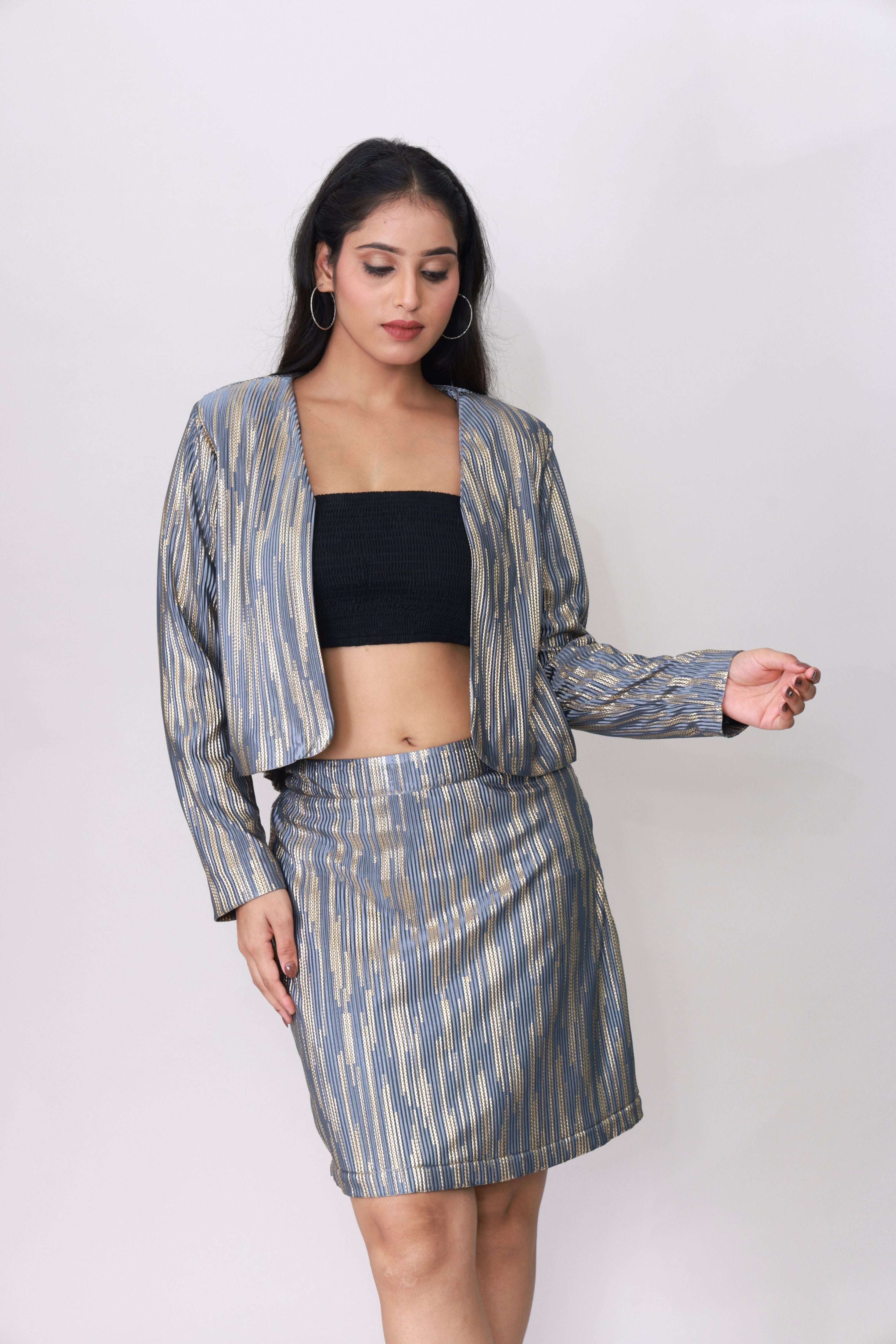 Silver Streak Co-ord Set