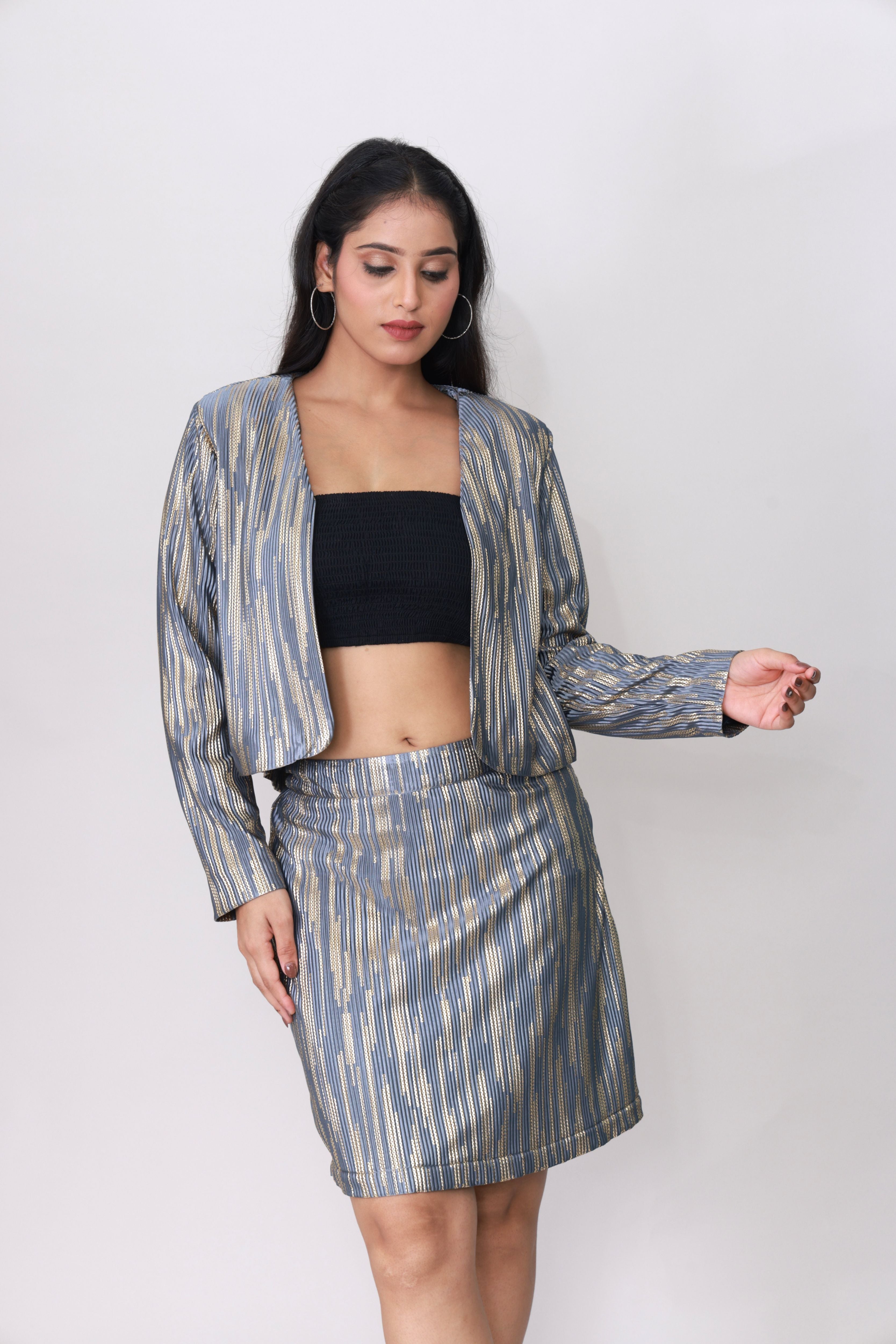 Silver Streak Co-ord Set