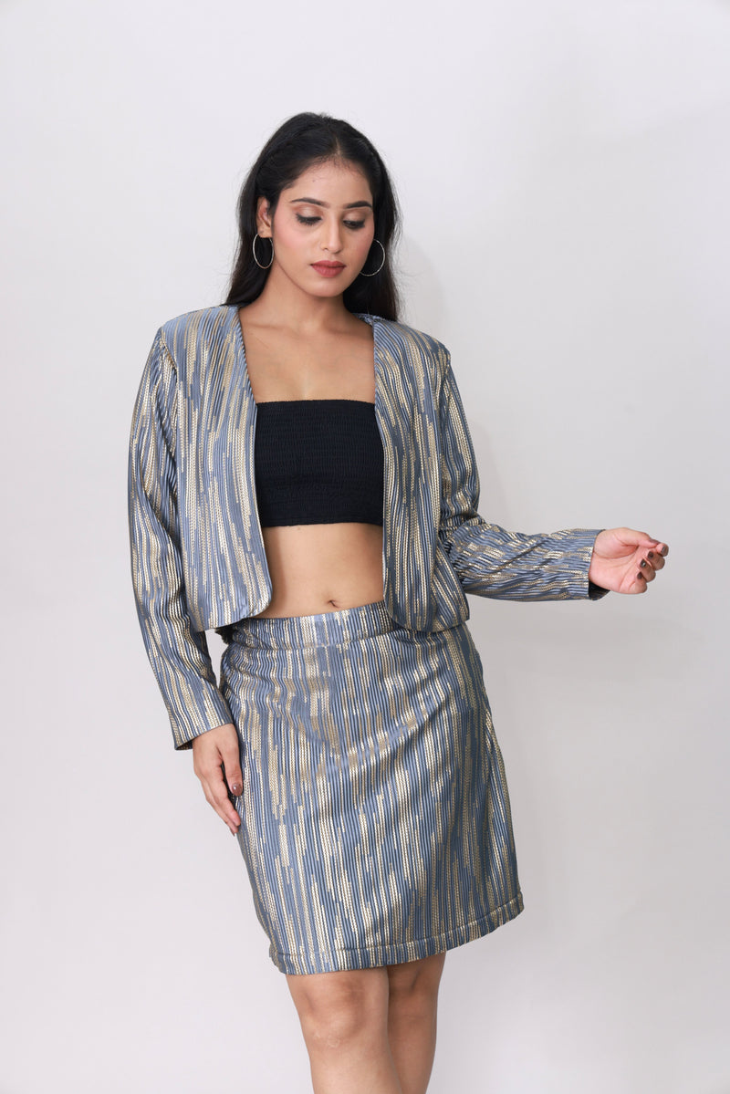 Silver Streak Co-ord Set