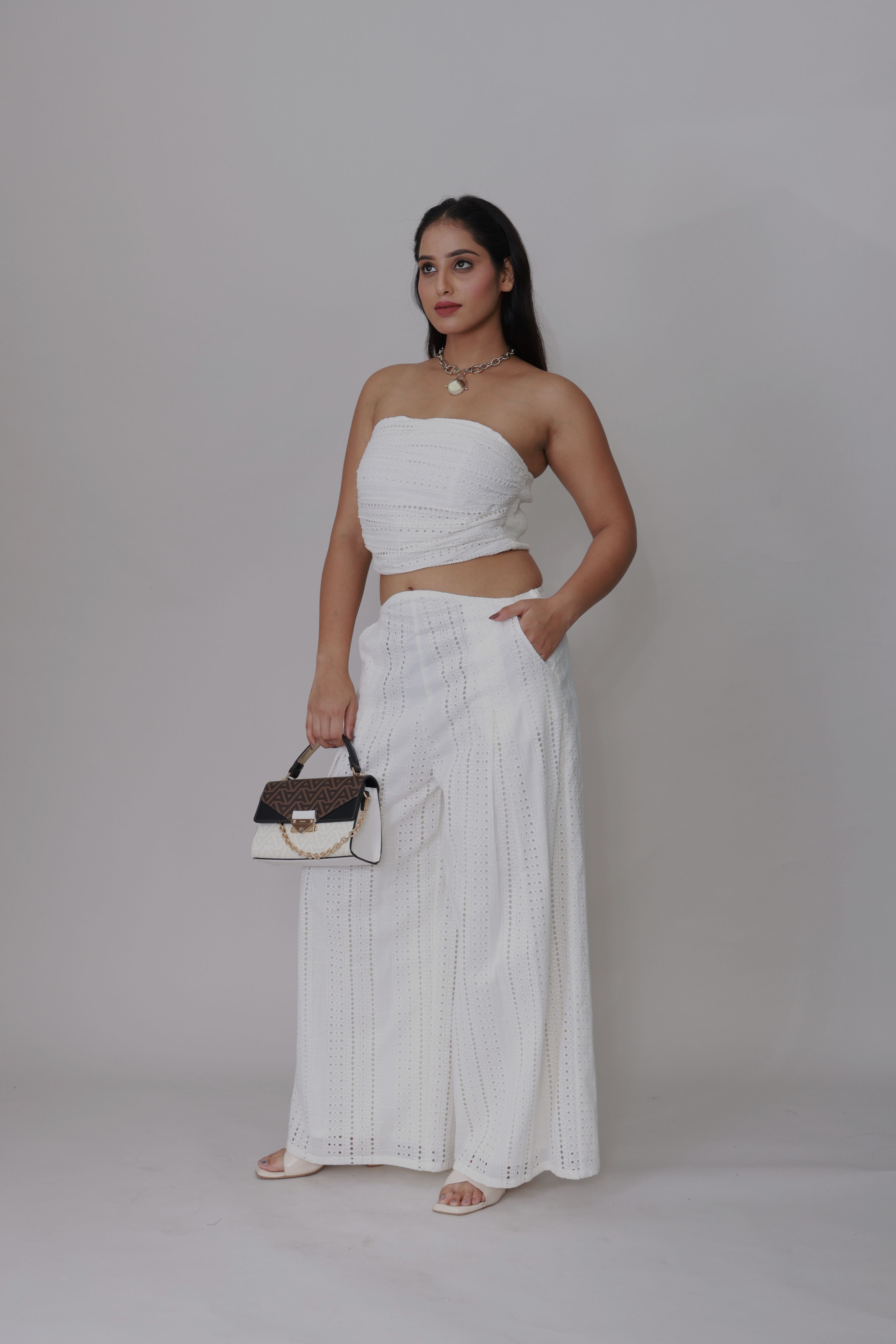 Schiffli Luxe Co-ord Set