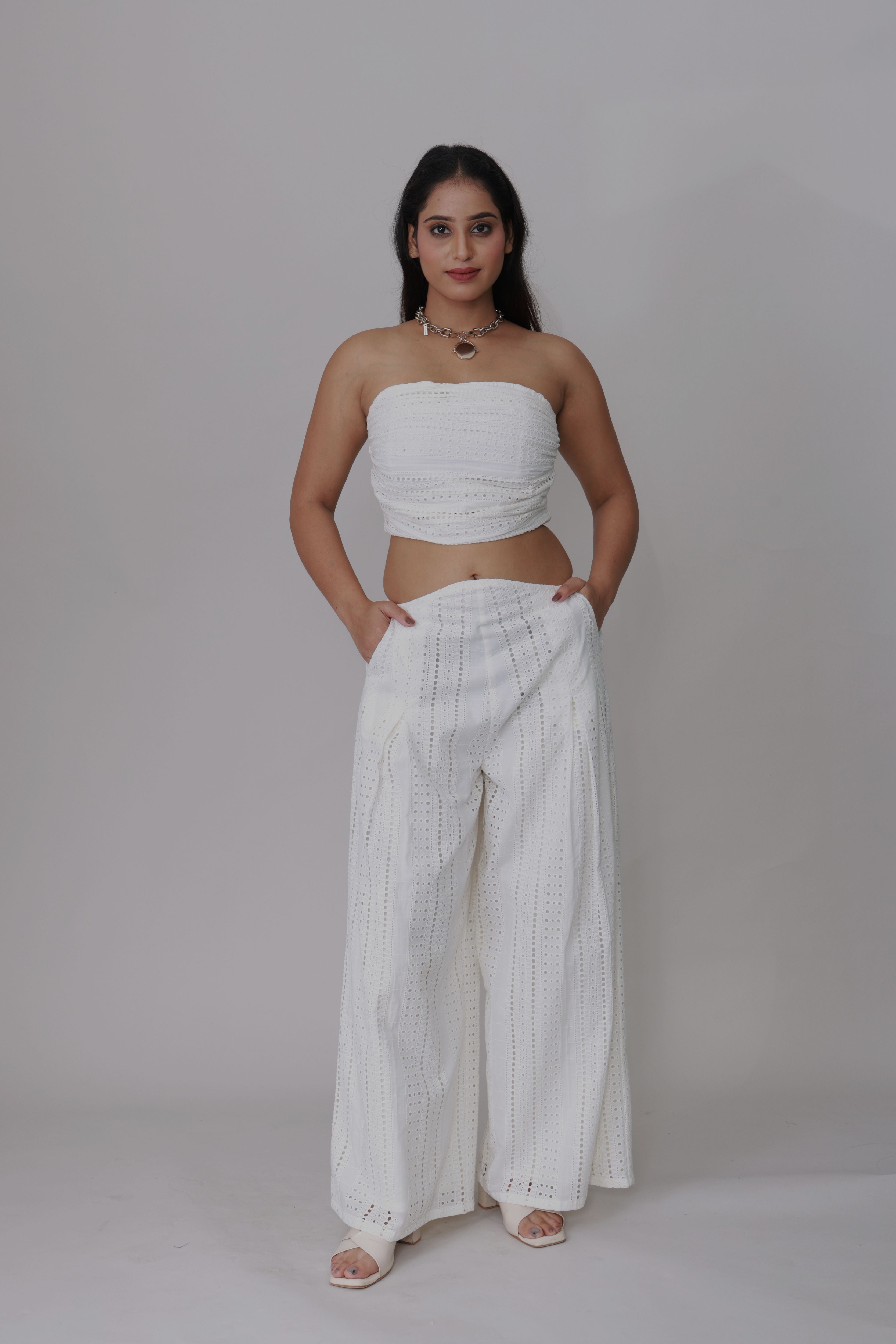 Schiffli Luxe Co-ord Set
