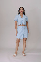 Azure Eyelet Co-ord Set