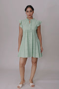 Mint Whispers Schiffli Dress