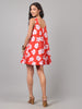 Flirty Floral Dress - Red Bloom