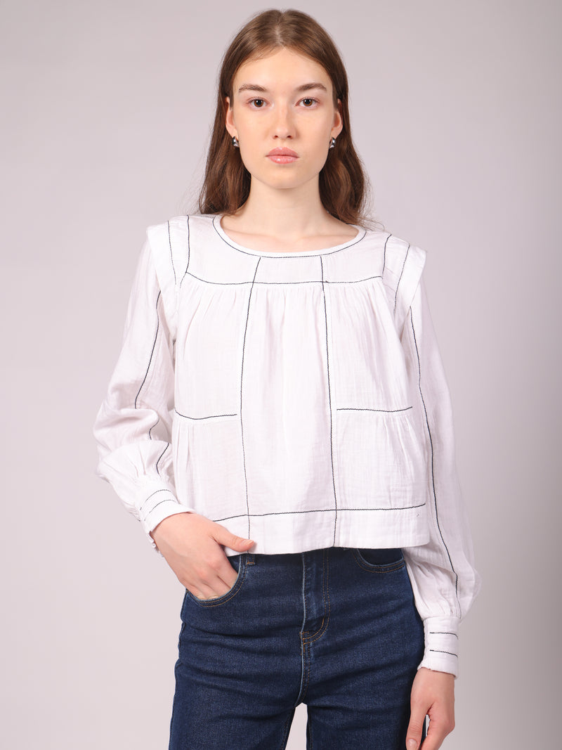 Swing Crop Top Summer White