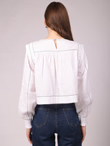 Swing Crop Top Summer White