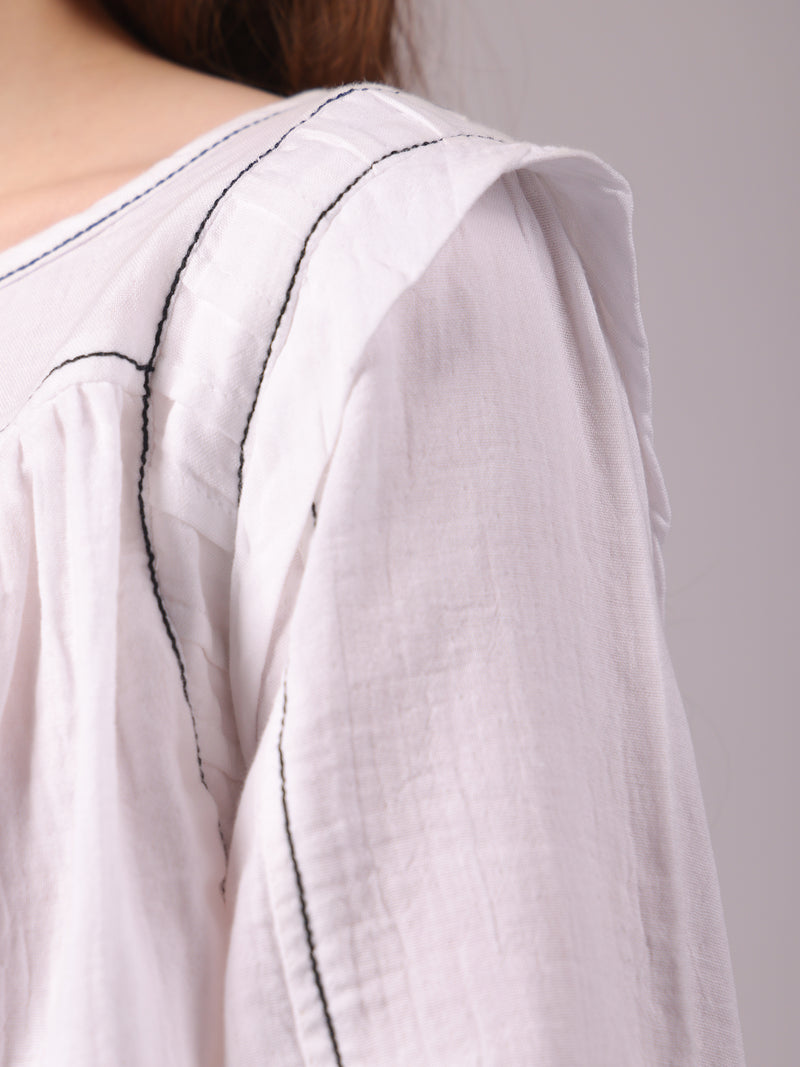 Swing Crop Top Summer White