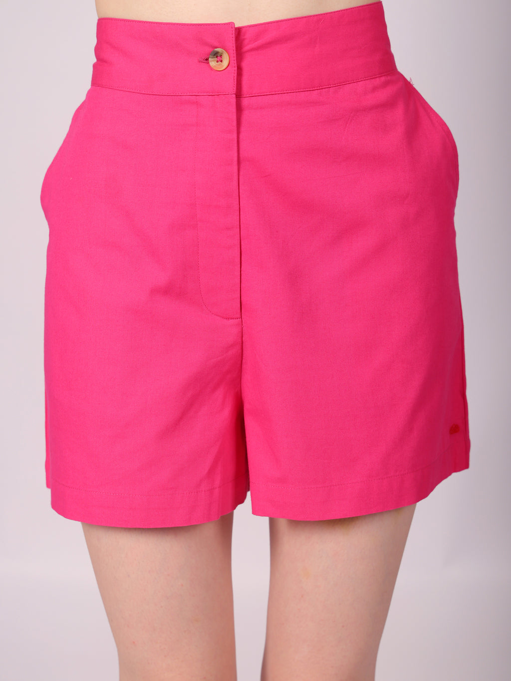 Tangerine & Fuchsia Color-block Co-ord Set