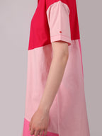 Pink Prism Shirt Dress