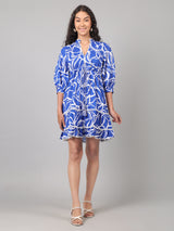 Ella Mini Dress - Skywave Blue