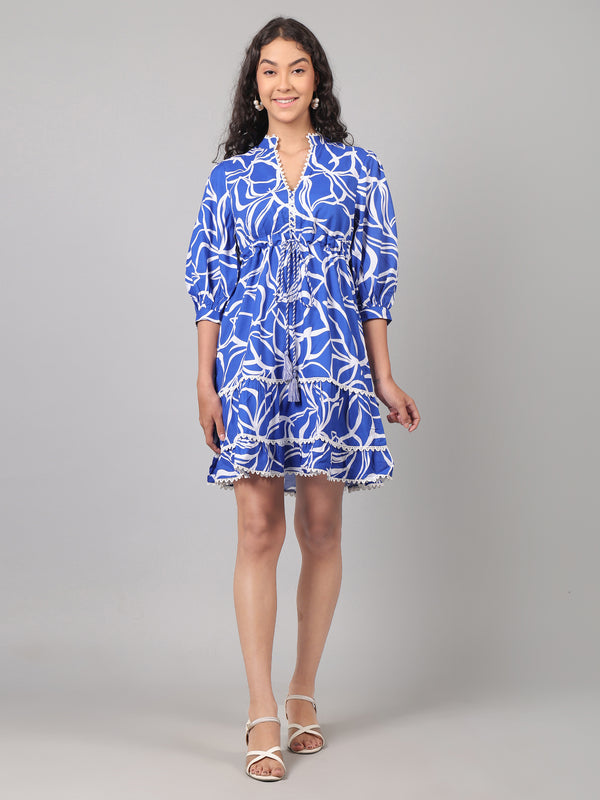 Ella Mini Dress - Skywave Blue