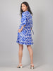 Ella Mini Dress - Skywave Blue