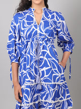 Ella Mini Dress - Skywave Blue