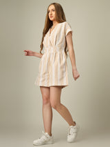 Golden Stripe Playsuit