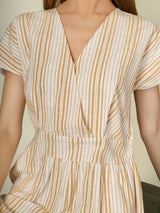 Golden Stripe Playsuit