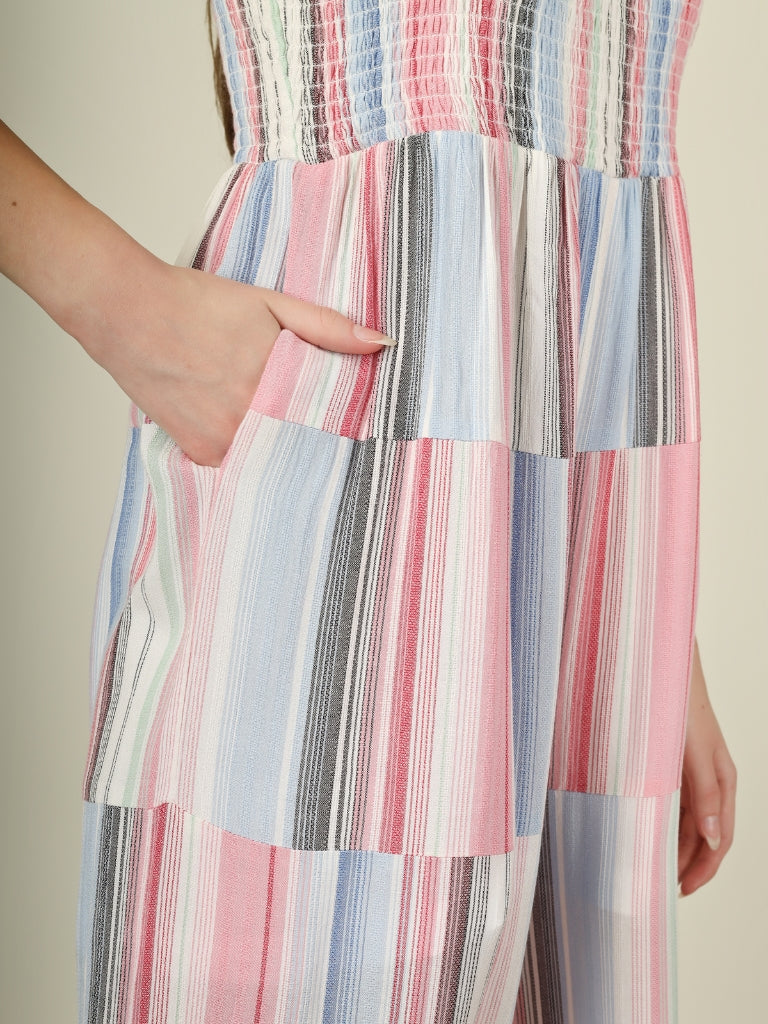 Aurora Pastel stripe Jumpsuit