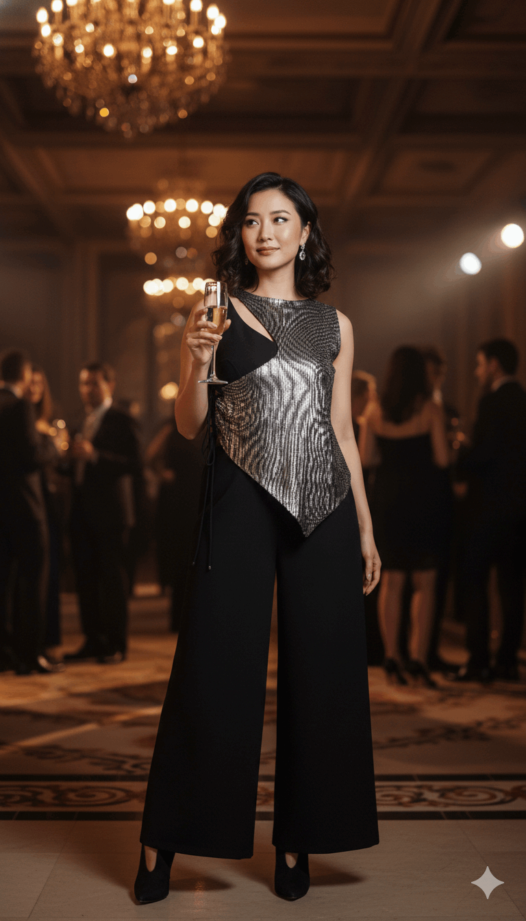 Midnight Radiance Jumpsuit