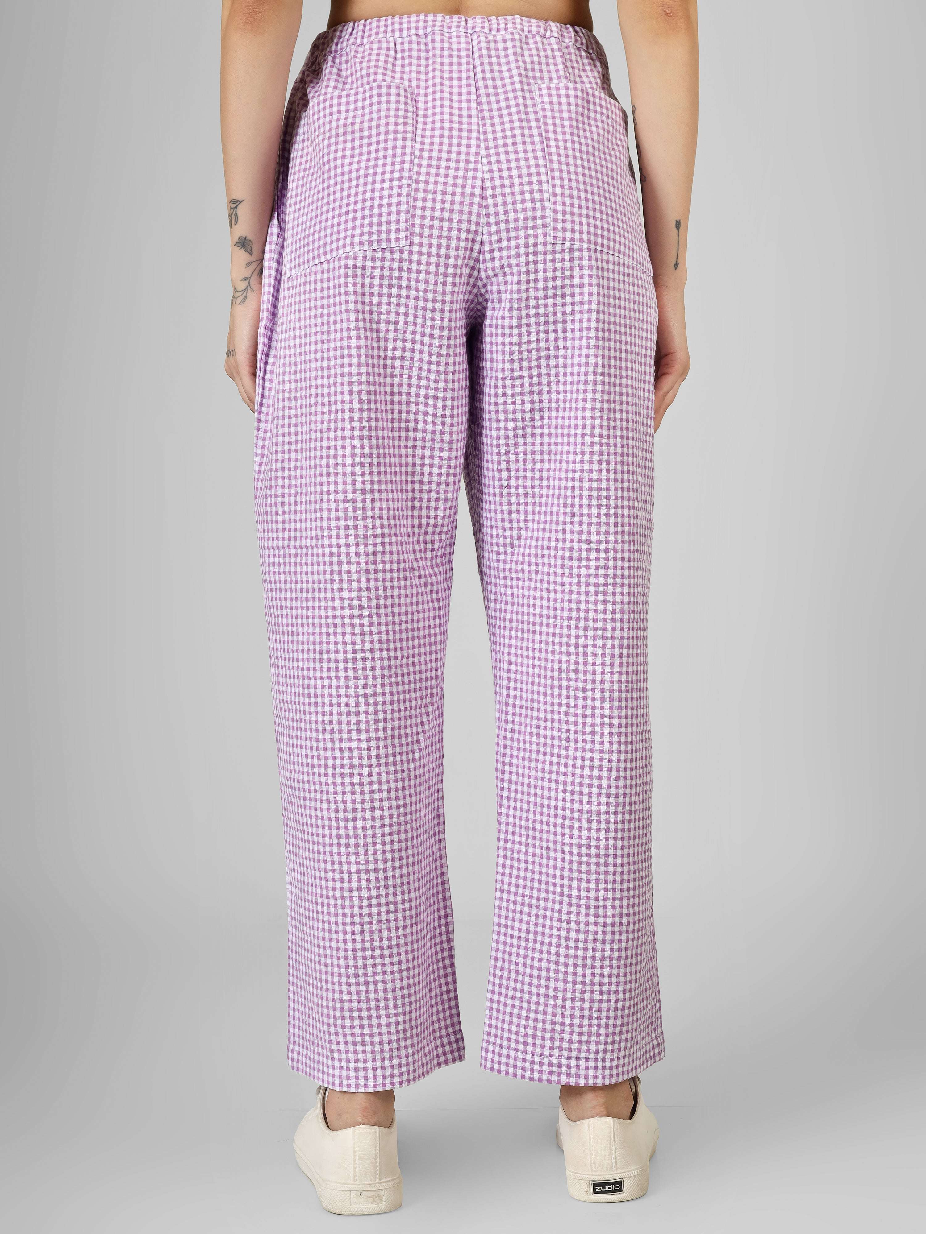 Citrus Grid Easy Pants
