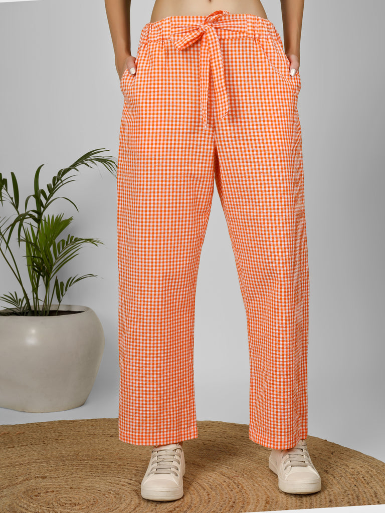 Citrus Grid Easy Pants