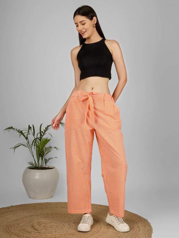Citrus Grid Easy Pants