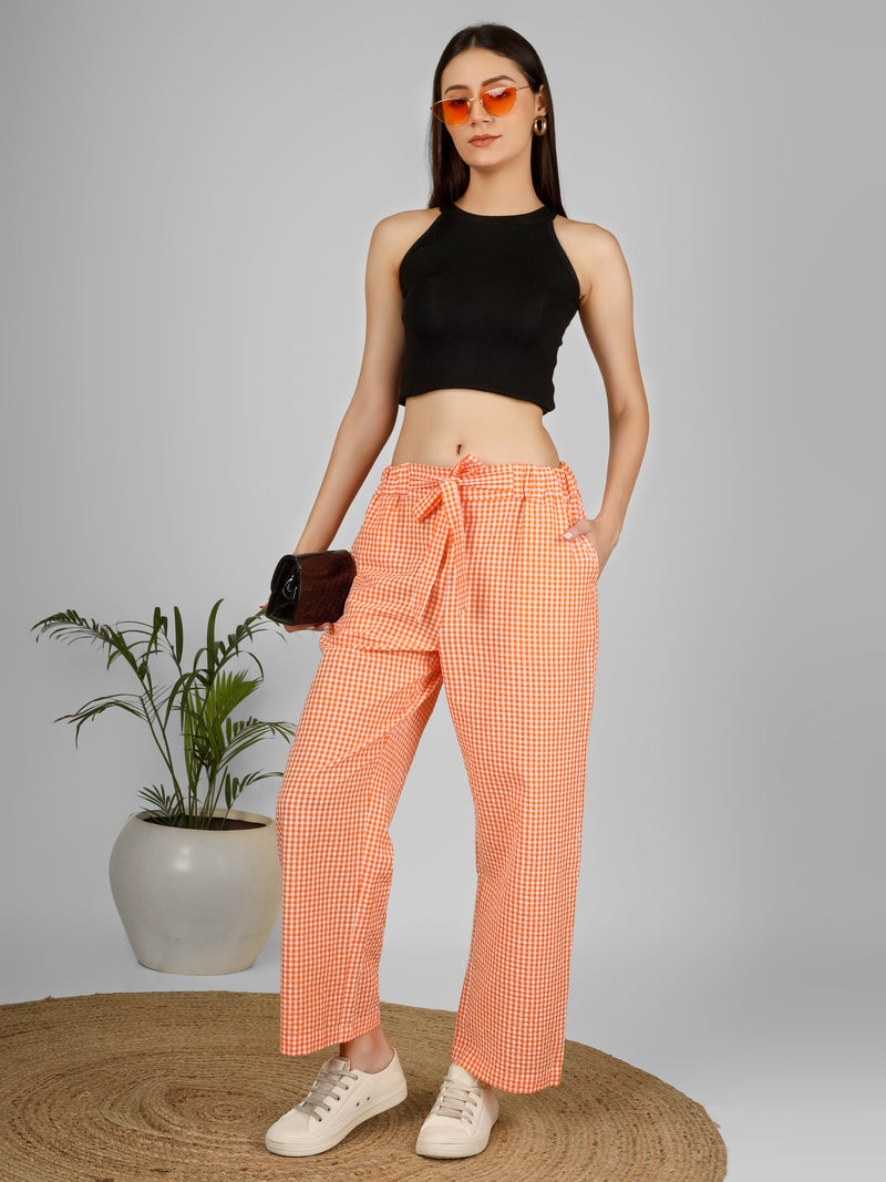Citrus Grid Easy Pants