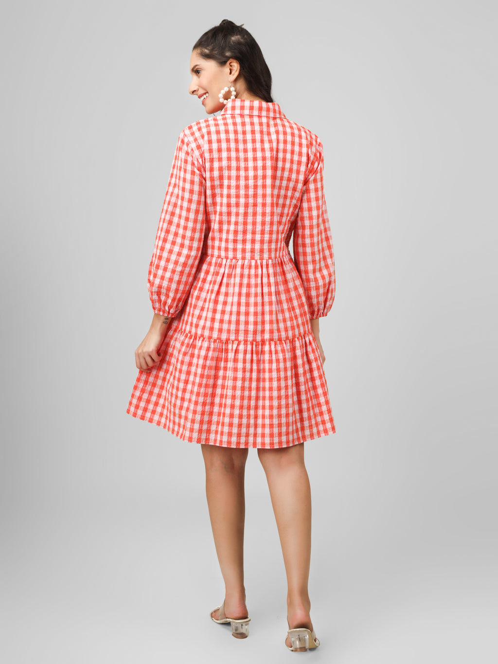 Ginger Gingham Dress