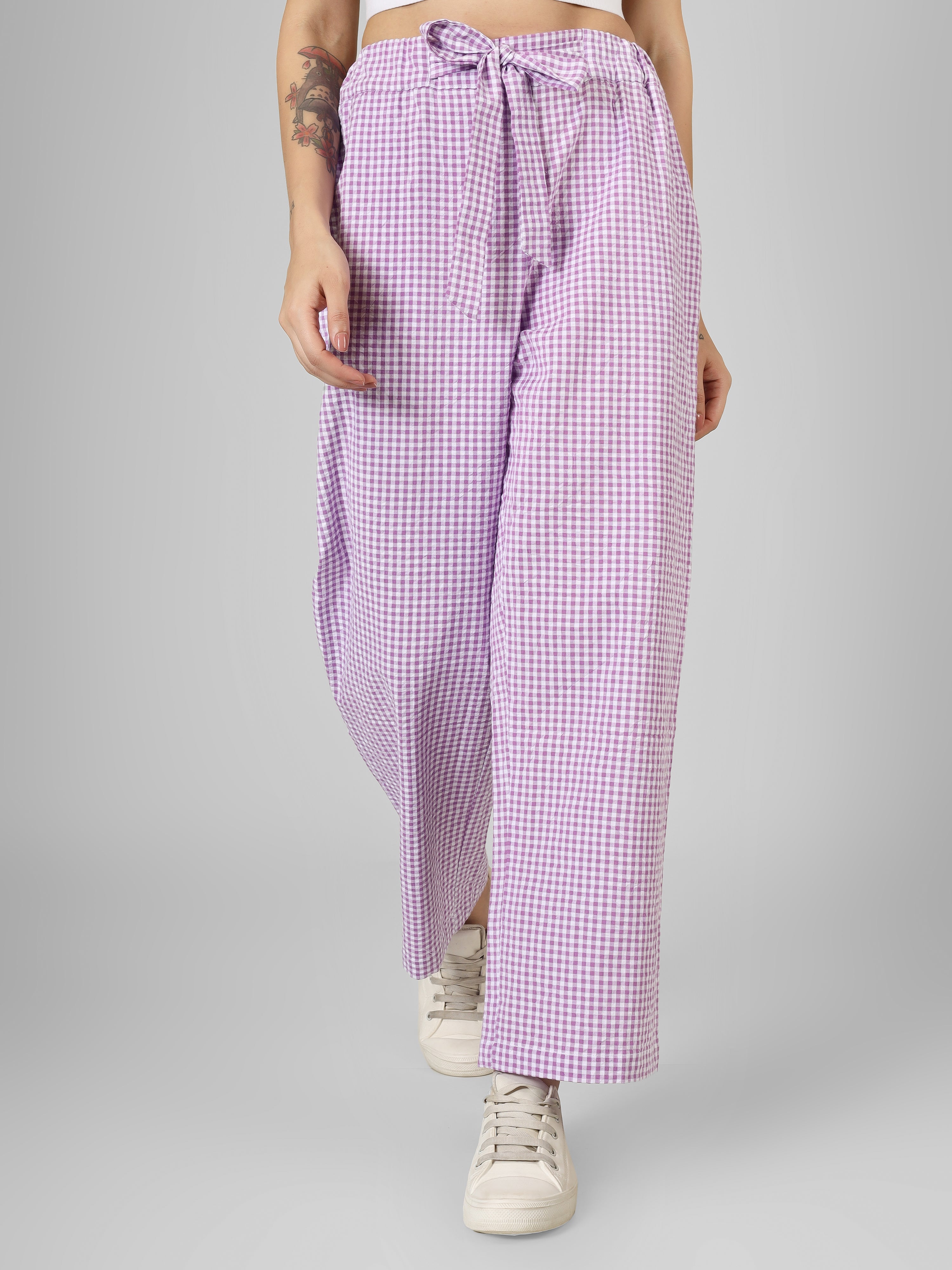 Citrus Grid Easy Pants