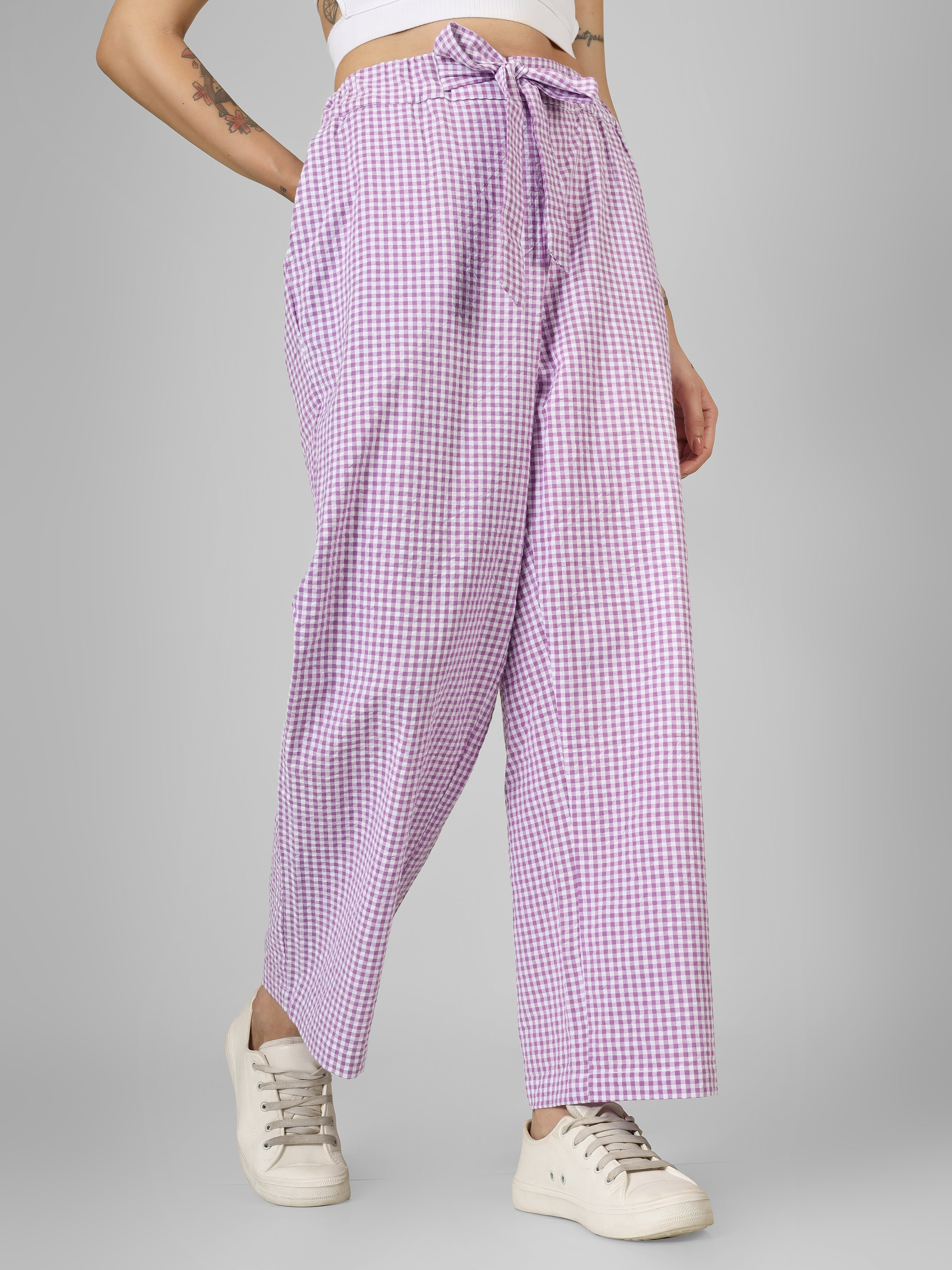 Citrus Grid Easy Pants