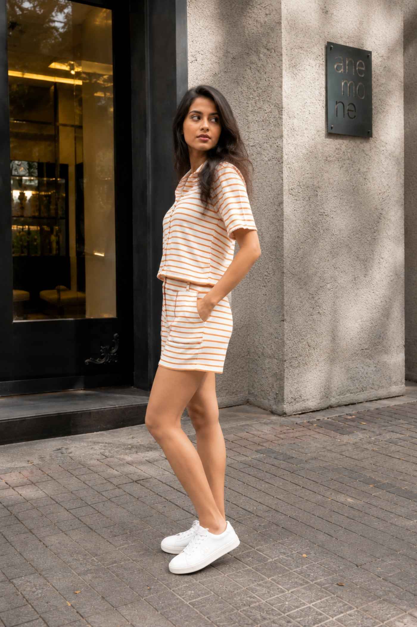 Urban Resort Stripe knitted Co-ord Set