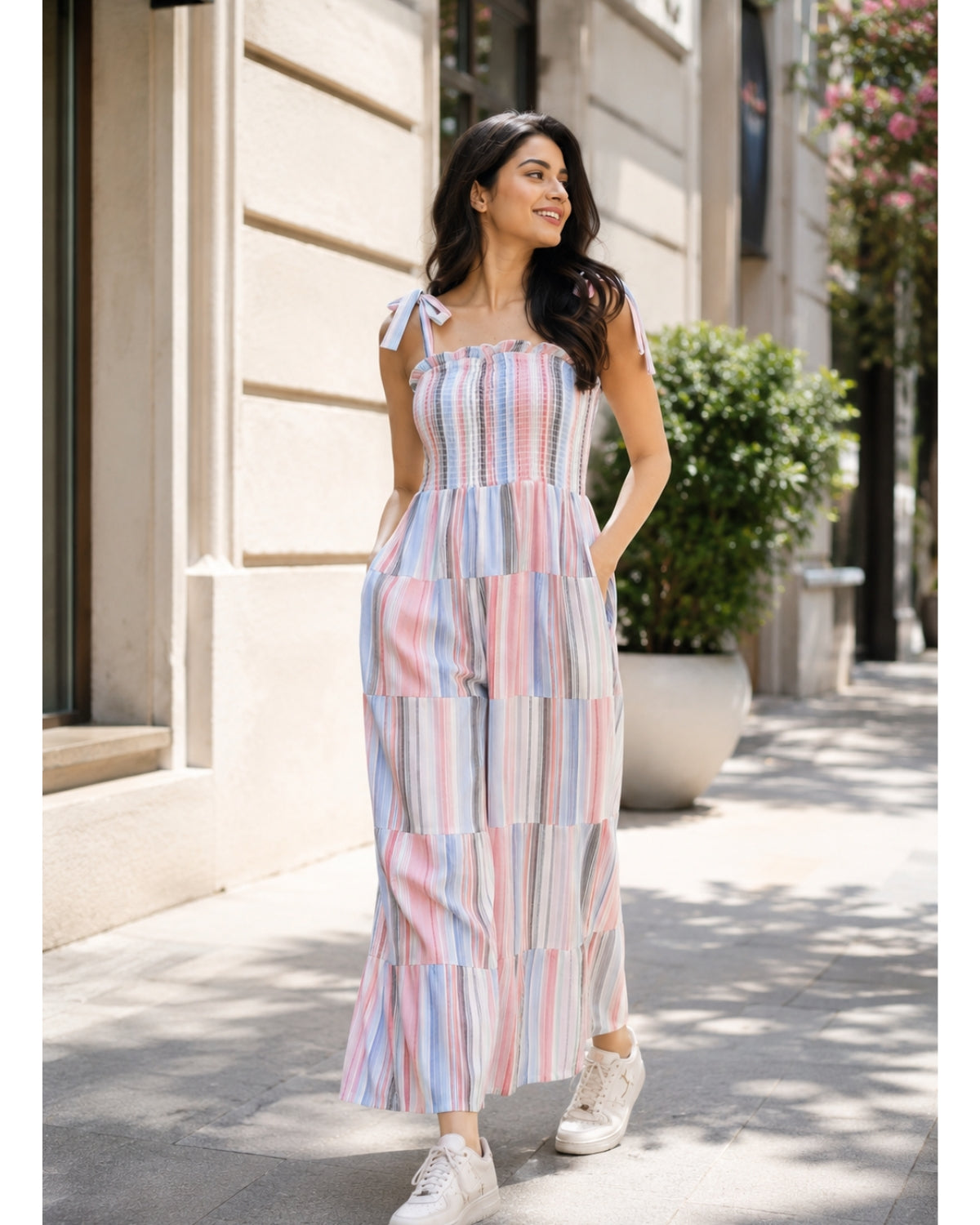 Aurora Pastel stripe Jumpsuit