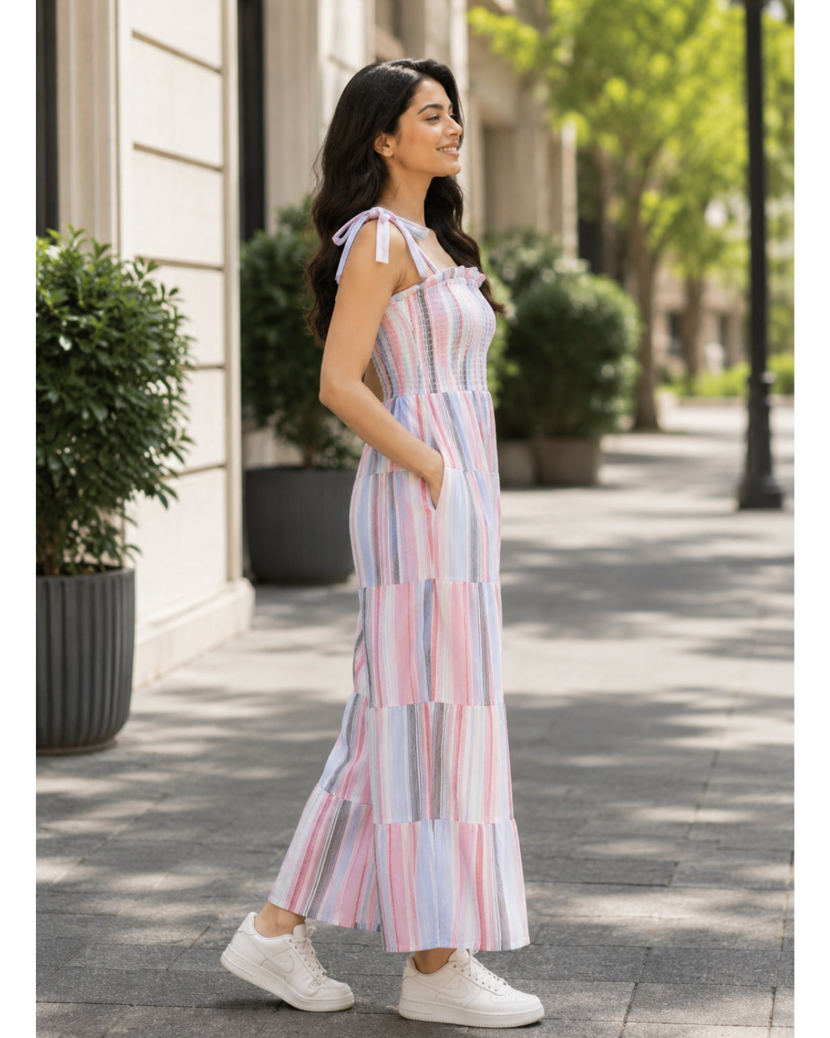 Aurora Pastel stripe Jumpsuit