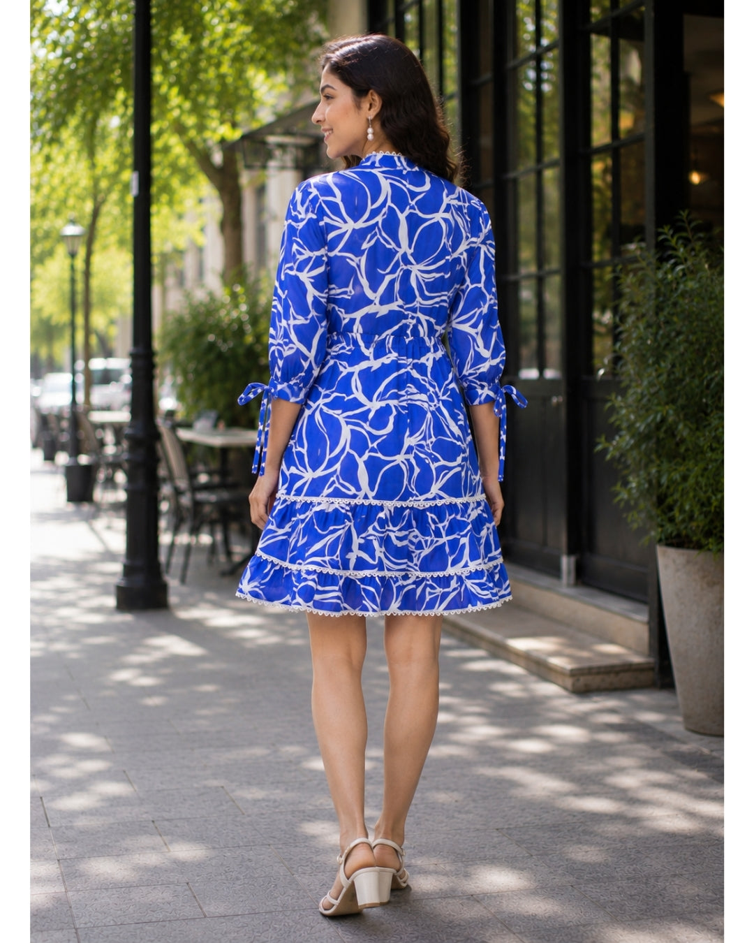 Ella Mini Dress - Skywave Blue